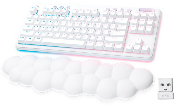 Клавіатура бездротова Logitech G715 Linear White (920-010692)