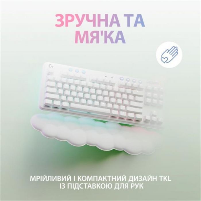 Клавіатура бездротова Logitech G715 Linear White (920-010692)