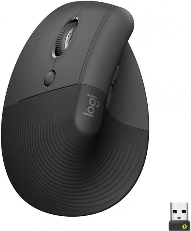 Миша бездротова Logitech Lift Vertical Ergonomic Graphite (910-006474)