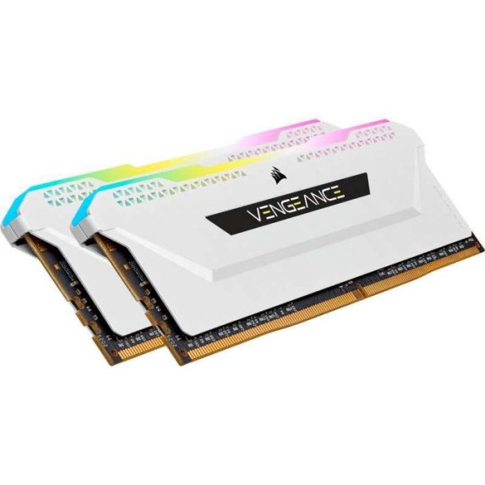 Модуль пам`ятi DDR4 2x16GB/3200 Corsair Vengeance RGB Pro SL White (CMH32GX4M2E3200C16W)