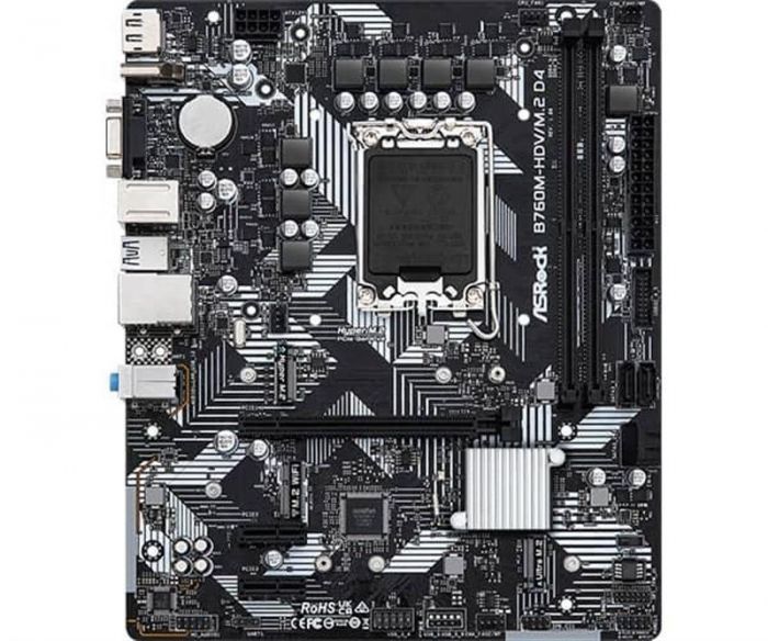 Материнська плата ASRock B760M-HDV/M.2 D4 Socket 1700