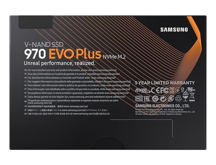 Накопичувач SSD  1ТB Samsung 970 EVO Plus M.2 PCIe 3.0 x4 V-NAND MLC (MZ-V7S1T0BW)