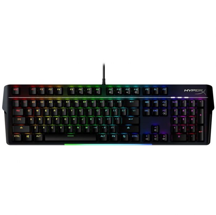 Клавіатура HyperX Alloy MKW100 TTC Red USB RGB ENG/RU Black (4P5E1AX) 