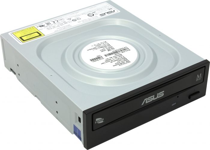 Оптичний привід DVD+/-RW Asus DRW-24D5MT/BLK/B/AS (90DD01Y0-B10010) Black