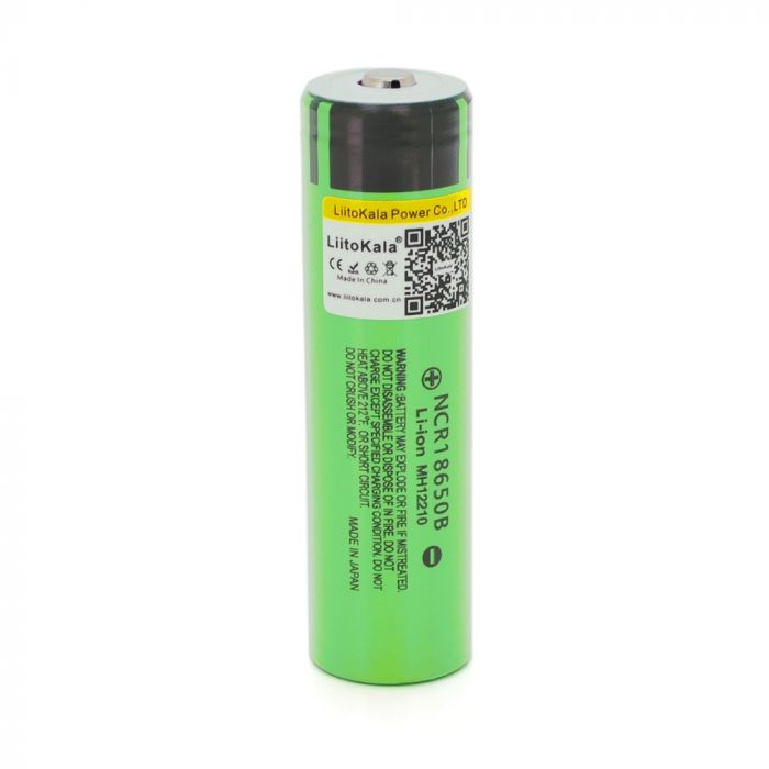 Акумулятор LiitoKala 18650 Li-Ion 3400 mAh Green