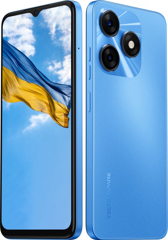 Смартфон Tecno Spark 10 (KI5q) 8/128GB NFC Dual Sim Meta Blue (4895180797743)