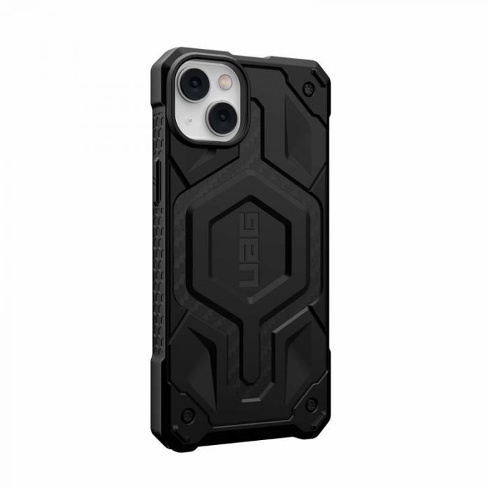 Чохол-накладка Urban Armor Gear Monarch Pro Magsafe для Apple iPhone 14 Plus/15 Plus Carbon Fiber (114029114242)