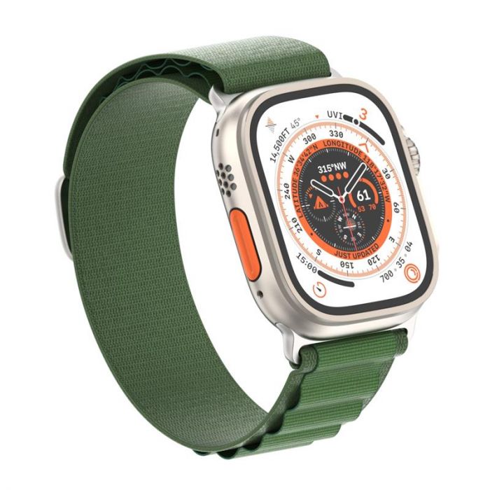 Ремінець Armorstandart Alpina Band для Apple Watch 38mm/40mm/41mm Green (ARM64980)