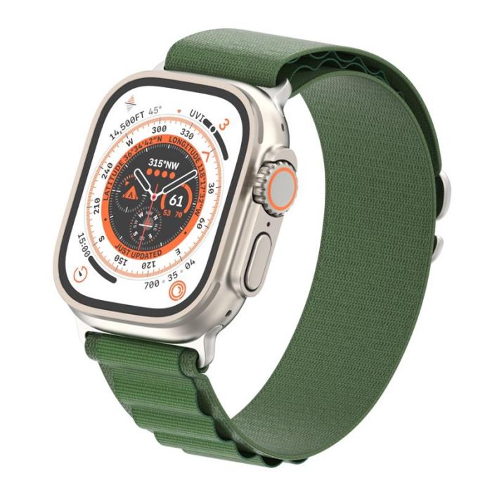 Ремінець Armorstandart Alpina Band для Apple Watch 38mm/40mm/41mm Green (ARM64980)