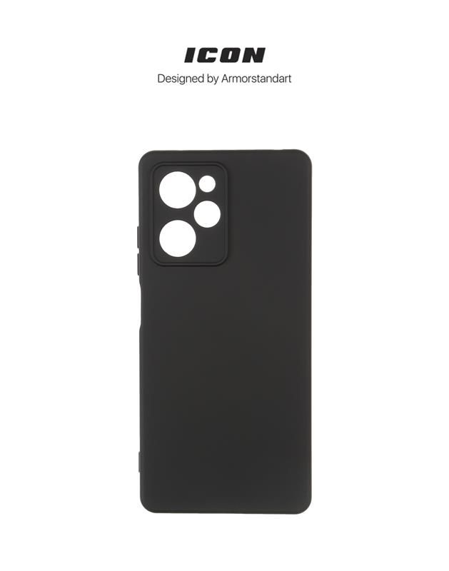 Чохол-накладка Armorstandart Icon для Xiaomi Poco X5 Pro 5G Camera cover Black (ARM66379)