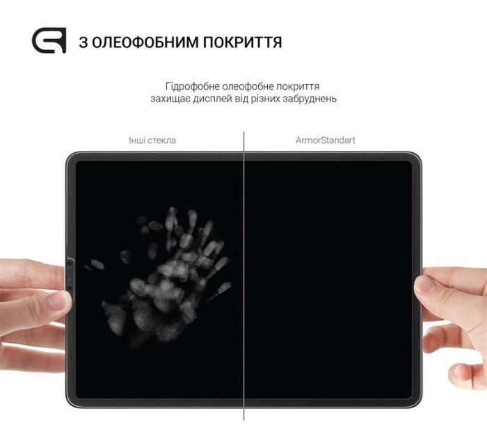 Захисне скло Armorstandart Glass.CR для Oppo Pad Air, 2.5D (ARM62655)