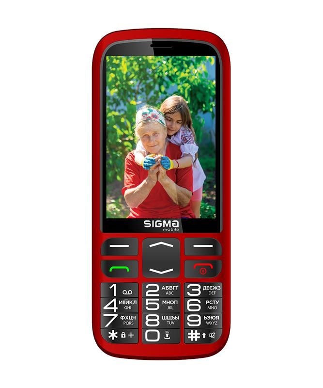 Мобільний телефон Sigma mobile Comfort 50 Optima Type-C Dual Sim Red (4827798122327)