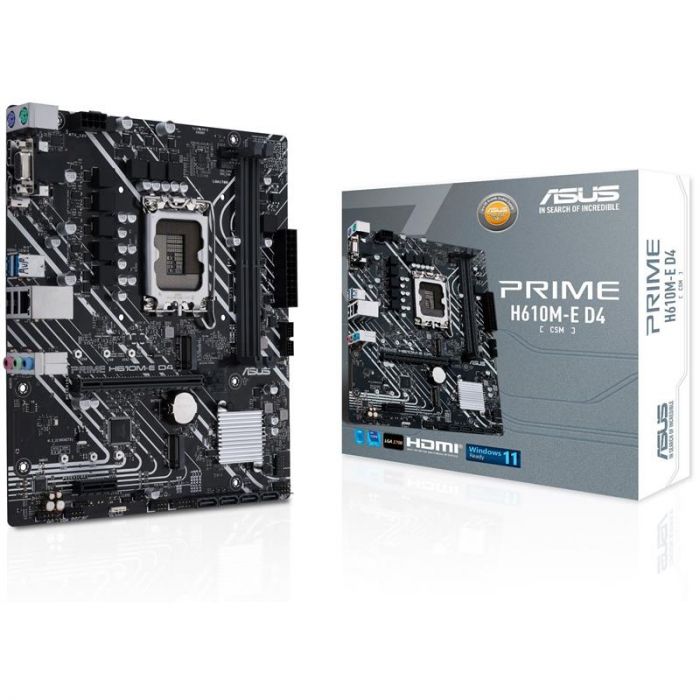 Материнська плата Asus Prime H610M-E D4-CSM Socket 1700