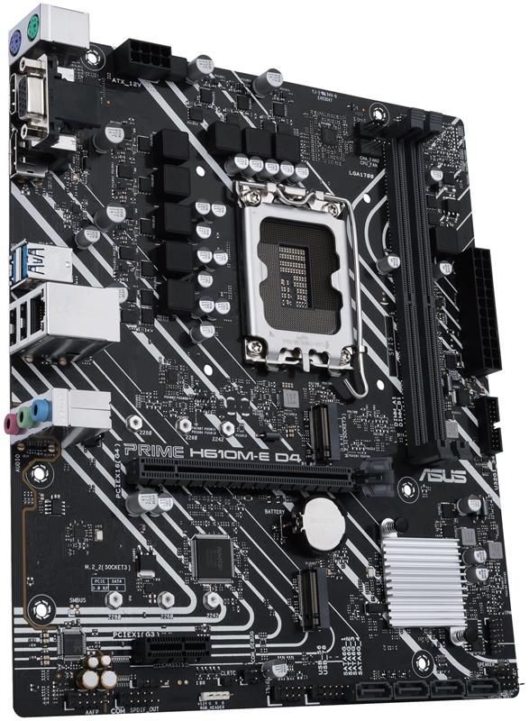 Материнська плата Asus Prime H610M-E D4-CSM Socket 1700