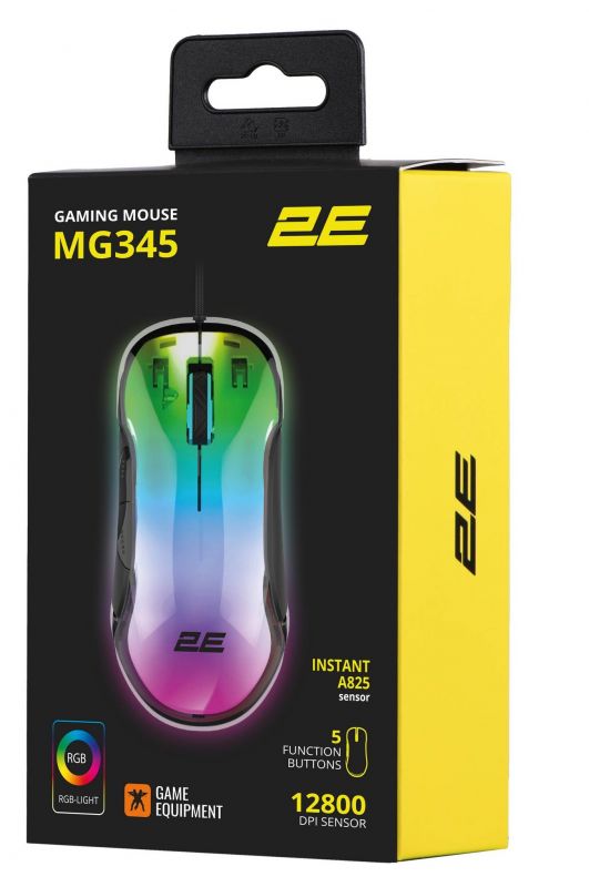 Миша 2E Gaming MG345 RGB Transparent (2E-MG345TR)