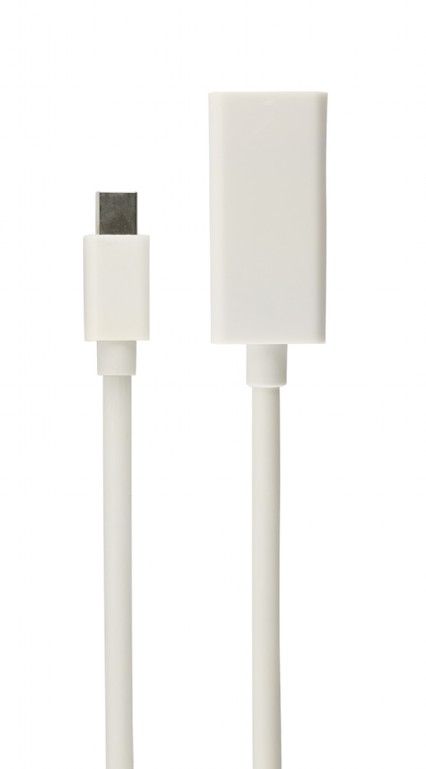 Адаптер Cablexpert mini DisplayPort - HDMI (M/F), 0.15 м, White (A-mDPM-HDMIF-02-W)