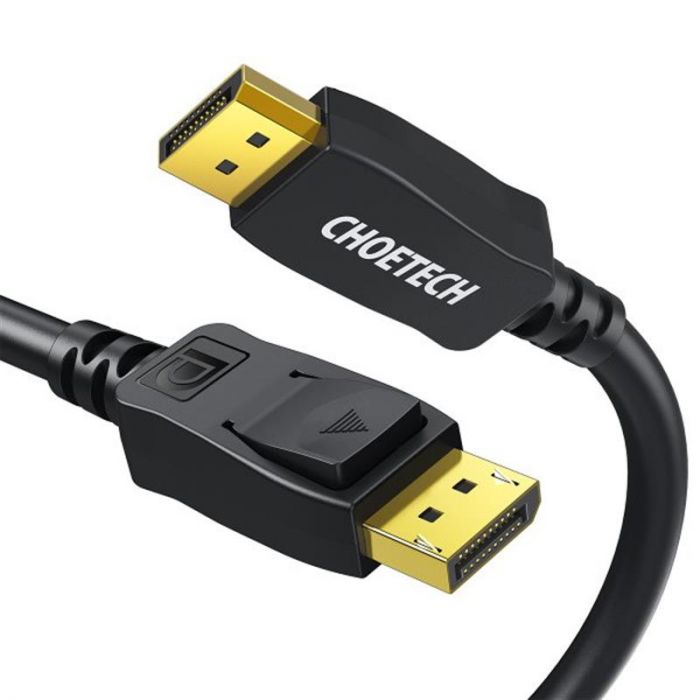 Кабель Choetech DisplayPort - DisplayPort (M/M), 2 м, Black (XDD01-BK)