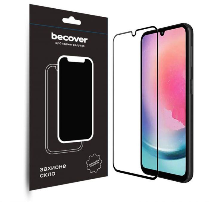 Захисне скло BeCover для Samsung Galaxy A24 4G SM-A245/M34 5G SM-M346 Black (709083)