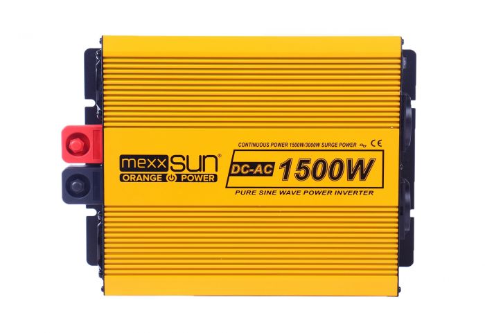 Інвертор напруги Mexxsun YX-1500W-S, 12V/220V, 1500W (29180)