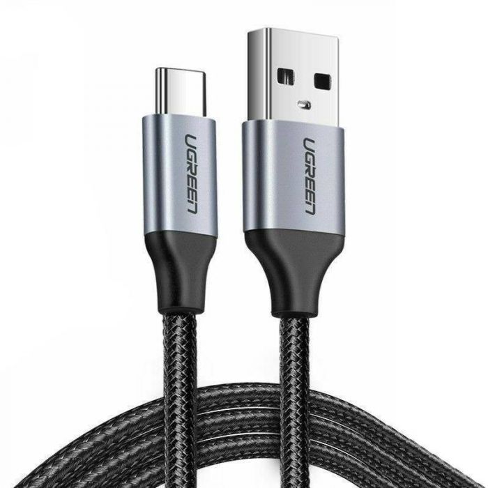 Кабель Ugreen US288 USB - USB Type-C (M/M), 1.5 м, Black (60127)