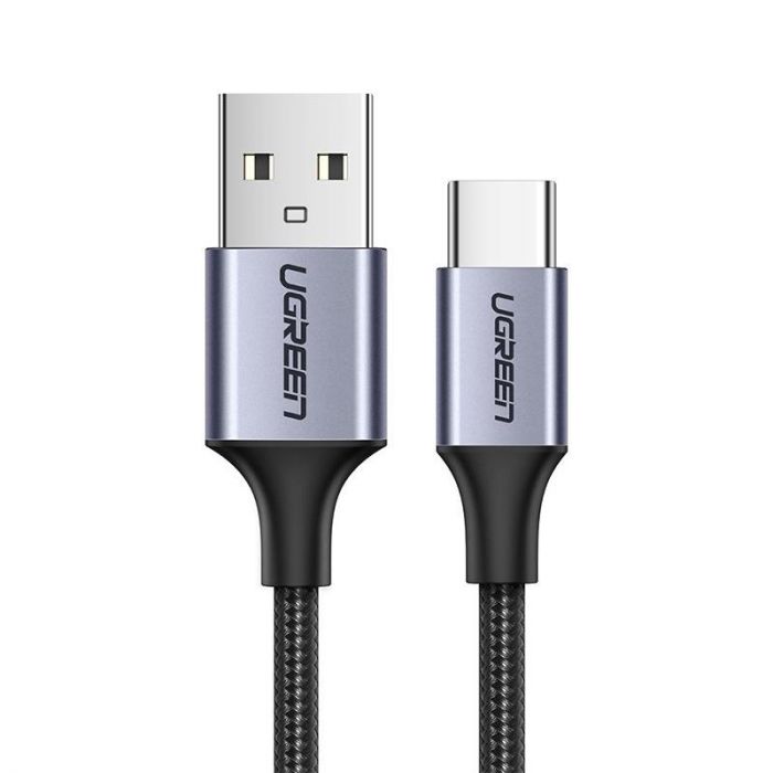 Кабель Ugreen US288 USB - USB Type-C (M/M), 1.5 м, Black (60127)