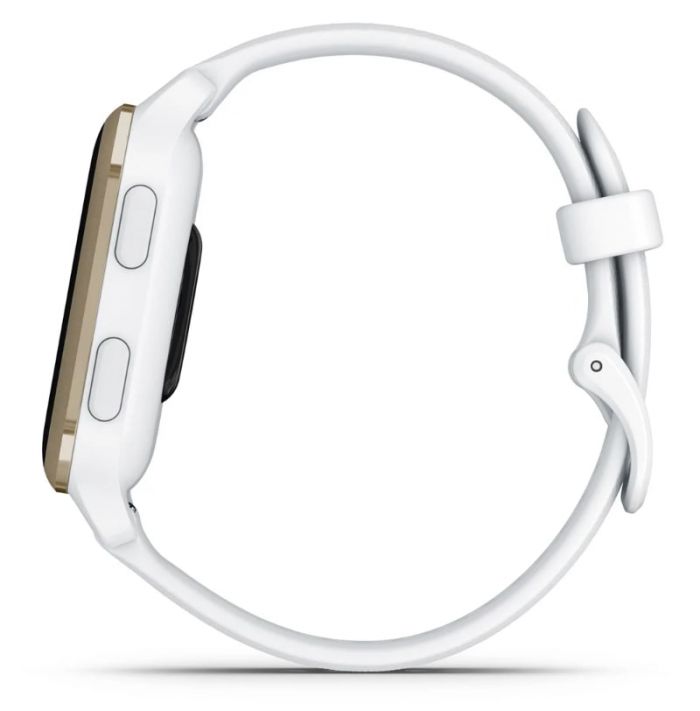 Смарт-годинник Garmin Venu Sq 2 White/Cream Gold (010-02701-81)