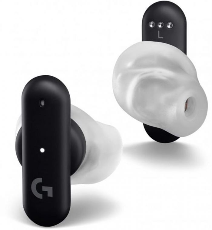 Гарнітура Logitech FITS True Wireless Gaming Earbuds Black (985-001182)