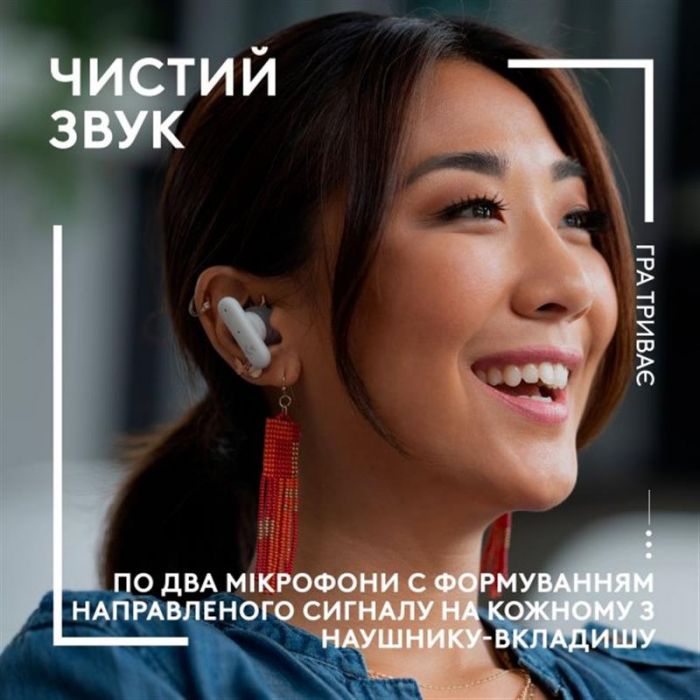 Гарнітура Logitech FITS True Wireless Gaming Earbuds Black (985-001182)