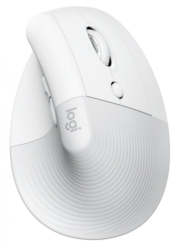 Мишка бездротова Logitech Lift Bluetooth Vertical Ergonomic White (910-006496)