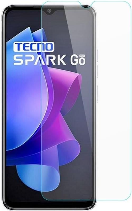 Захисне скло BeCover для Tecno Spark Go 2023 (BF7) Crystal Clear Glass 3D (709263)