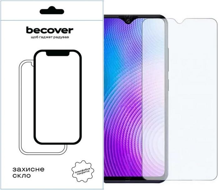 Захисне скло BeCover для Tecno Spark 10 (KI5q) Crystal Clear Glass 3D (709267)