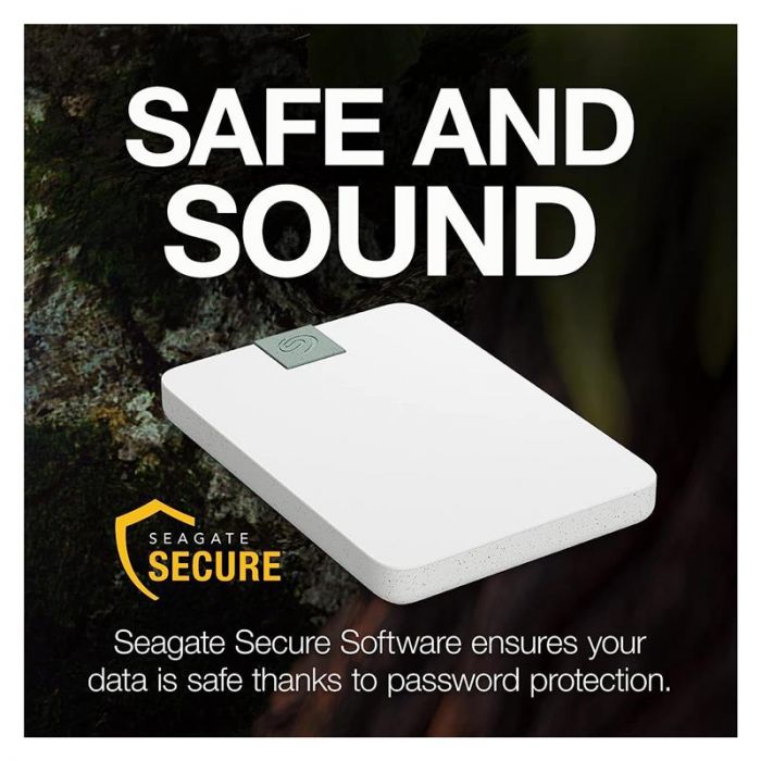 Зовнішній жорсткий диск 2.5" USB 2.0TB Seagate Ultra Touch Cloud White (STMA2000400)