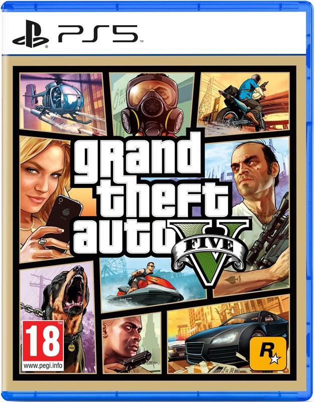 Гра Grand Theft Auto V для PlayStation 5, Russian Subtitles, Blu-Ray диск (5026555431842)