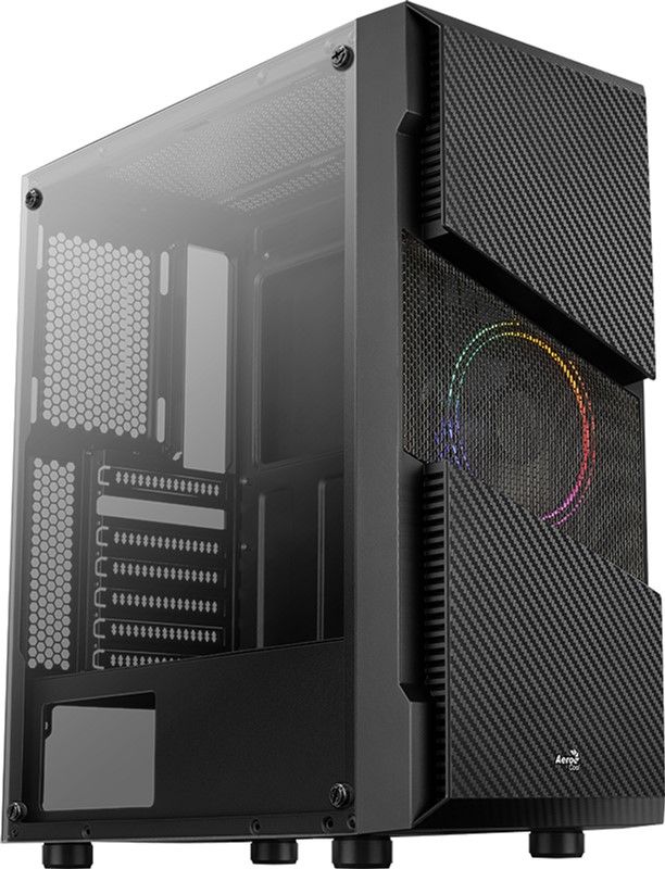 Корпус AeroCool Menace Saturn FRGB-G-BK-v1 (ACCM-PV20013.11) Black без БЖ