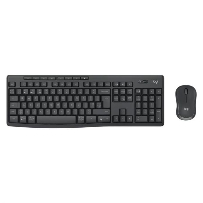 Комплект (клавіатура, мишка) бездротовий Logitech MK370 Graphite (920-012077)