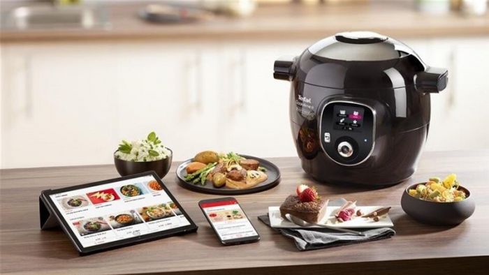 Мультиварка-скороварка Tefal Cook4me+ Connect CY855830