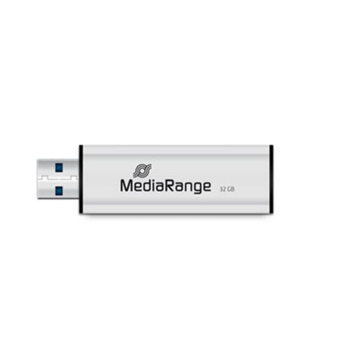 Флеш-накопичувач USB3.0 32GB MediaRange Black/Silver (MR916)