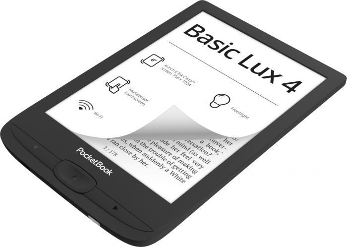 Електронна книга PocketBook 618 Basic Lux 4 Ink Black (PB618-P-CIS)