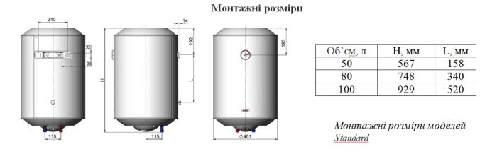 Водонагрівач Nova Tec NT-S 80 Standard