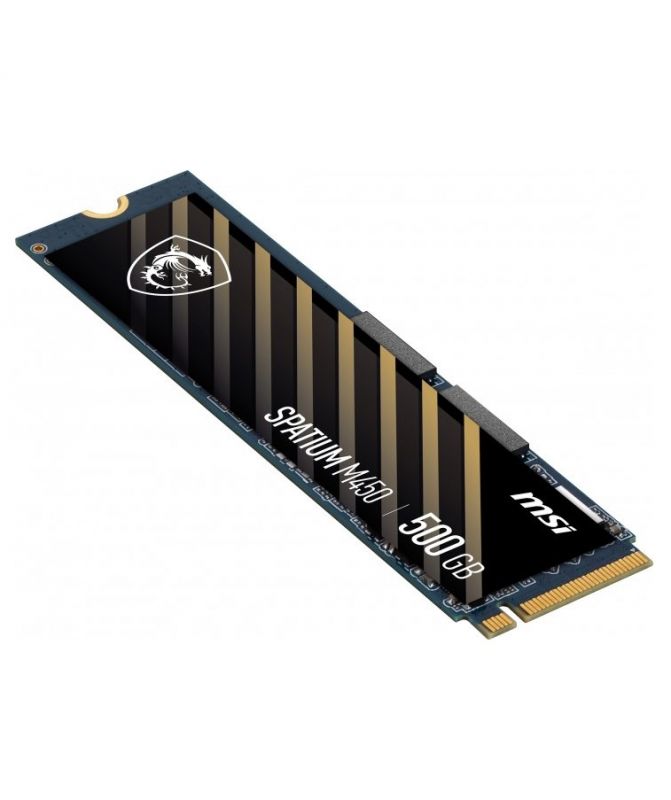 Накопичувач SSD 500GB MSI Spatium M450 M.2 2280 PCIe 4.0 x4 NVMe 3D NAND TLC (S78-440K220-P83)