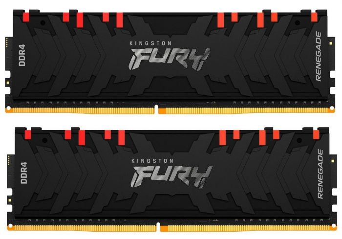 Модуль пам`яті DDR4 2x8GB/4000 Kingston Fury Renegade RGB (KF440C19RB2AK2/16)