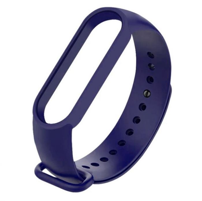 Силіконовий ремінець BeCover для Xiaomi Mi Smart Band 7 Dark Purple (709779)