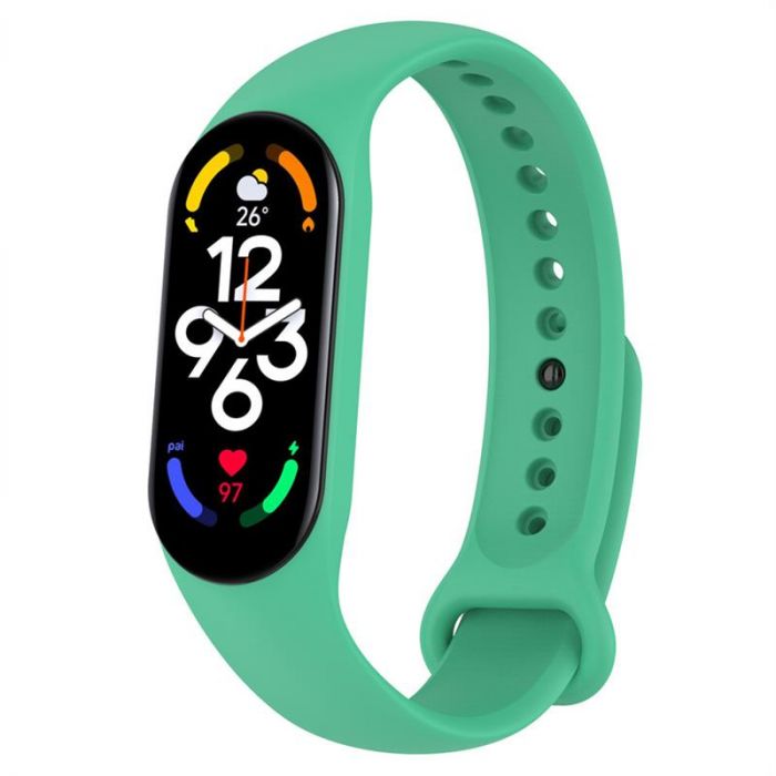 Силіконовий ремінець BeCover для Xiaomi Mi Smart Band 7 Green (707481)