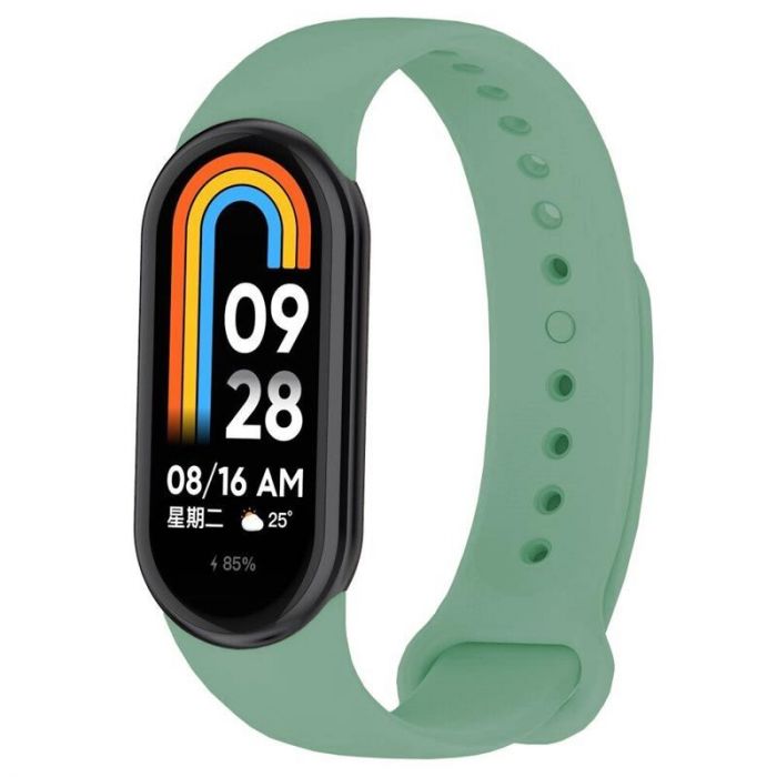 Силіконовий ремінець BeCover для Xiaomi Mi Smart Band 8 Marine-Green (709406)