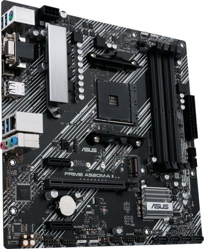 Материнська плата Asus Prime A520M-A II/CSM Socket AM4