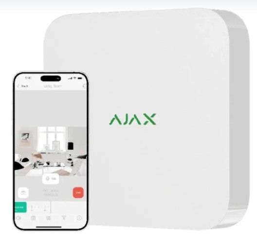 Відеореєстратор Ajax NVR (8ch) white