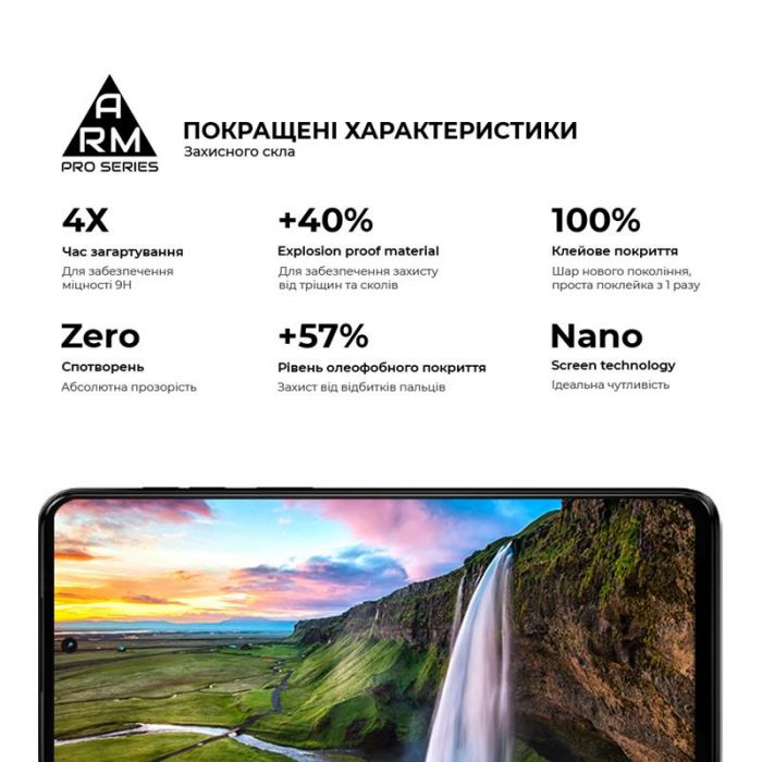 Захисне скло Armorstandart Pro для Motorola Moto G14 Black (ARM70465)