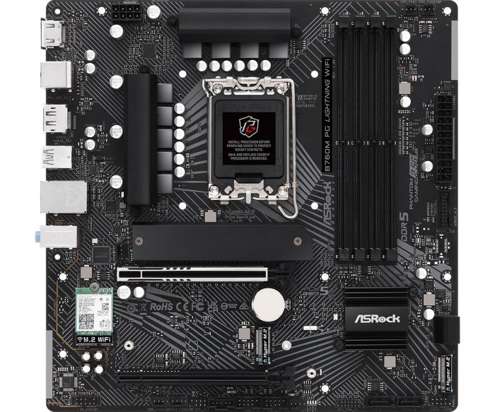 Материнська плата ASRock B760M PG Lightning WiFi Socket 1700