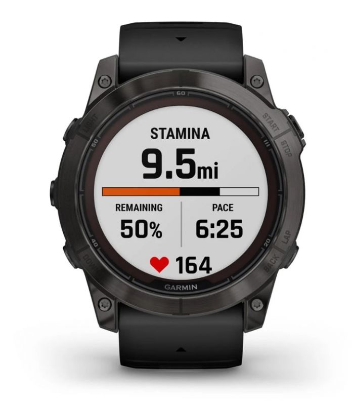 Смарт-годинник Garmin Fenix 7X Pro Sapphire Solar Carbon Gray DLC Titanium with Black Band (010-02778-54)