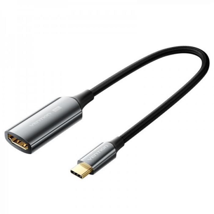 Кабель Vention HDMI - USB Type-C V 2.0 (F/M), 0.25 м, Grey (CREBC)